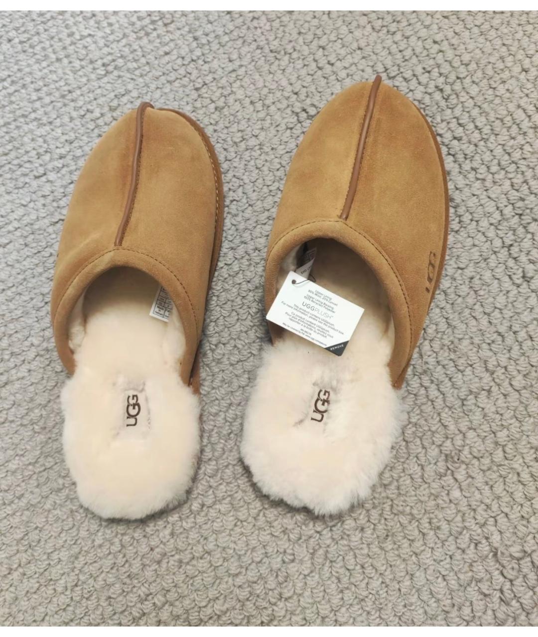 UGG AUSTRALIA Коричневые замшевые мюли, фото 5