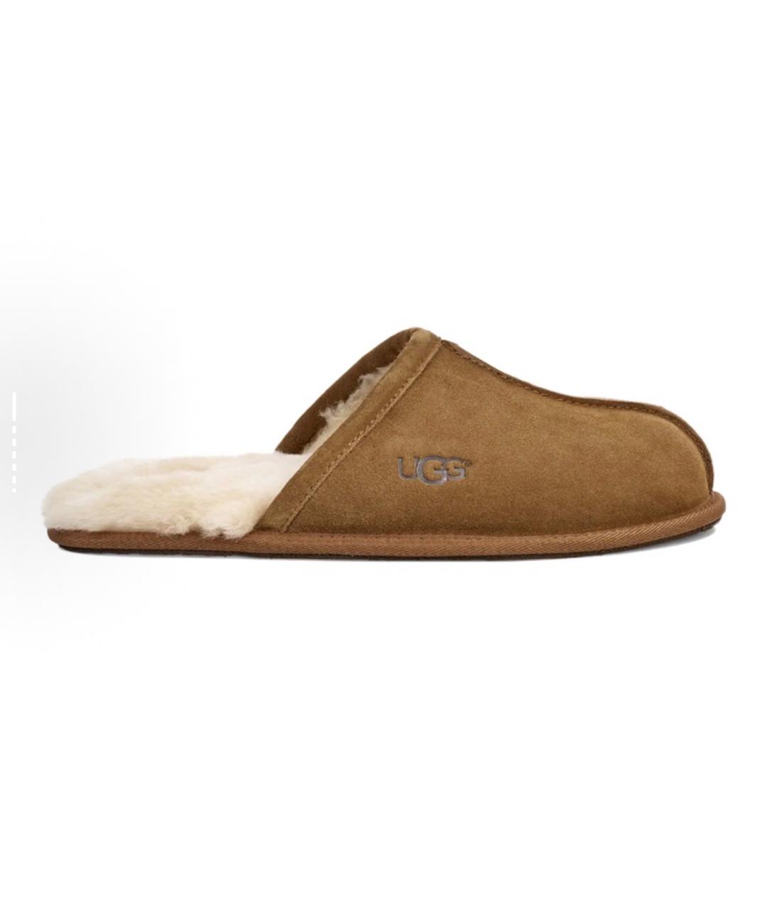 UGG AUSTRALIA Коричневые замшевые мюли, фото 1