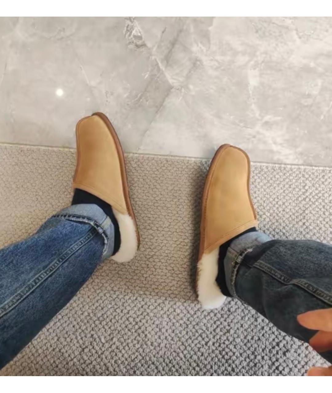 UGG AUSTRALIA Коричневые замшевые мюли, фото 4