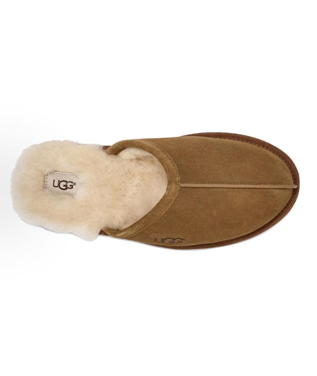 UGG AUSTRALIA Коричневые замшевые мюли, фото 2