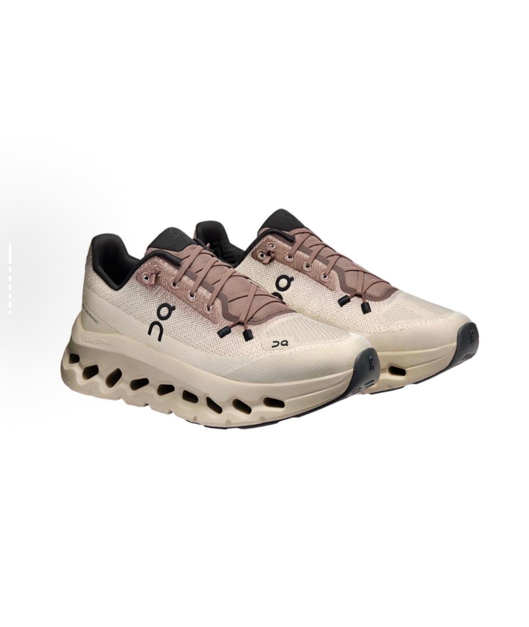 ON Бежевые текстильные кроссовки, фото 2