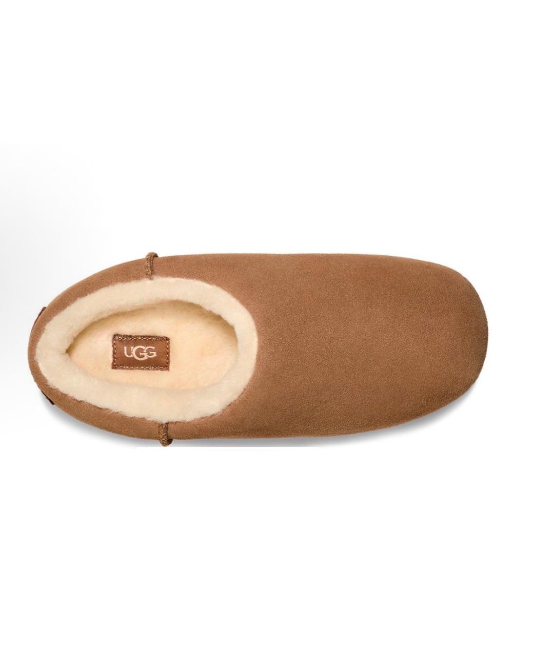 UGG AUSTRALIA Коричневые замшевые сабо, фото 3