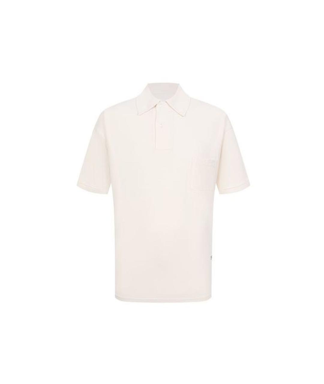 MAISON MARGIELA Бежевая хлопковая футболка, фото 1