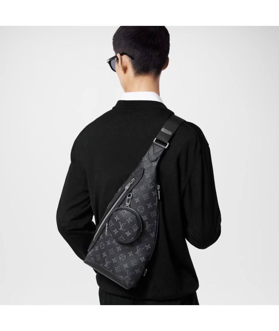 LOUIS VUITTON Черная сумка на плечо, фото 2