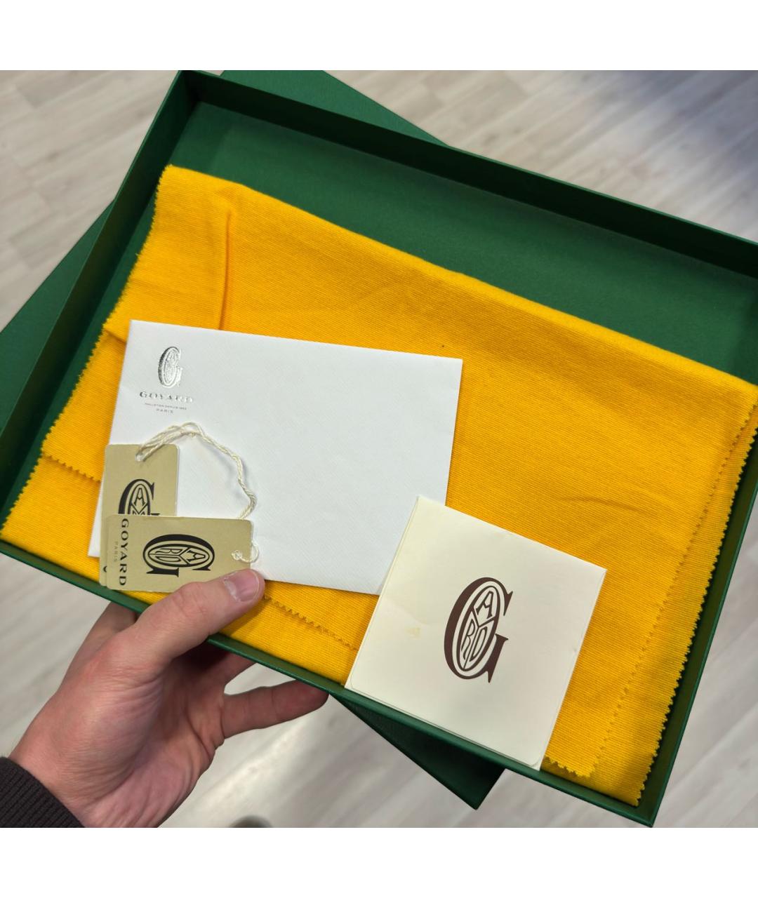 GOYARD Зеленая папка для документов, фото 4