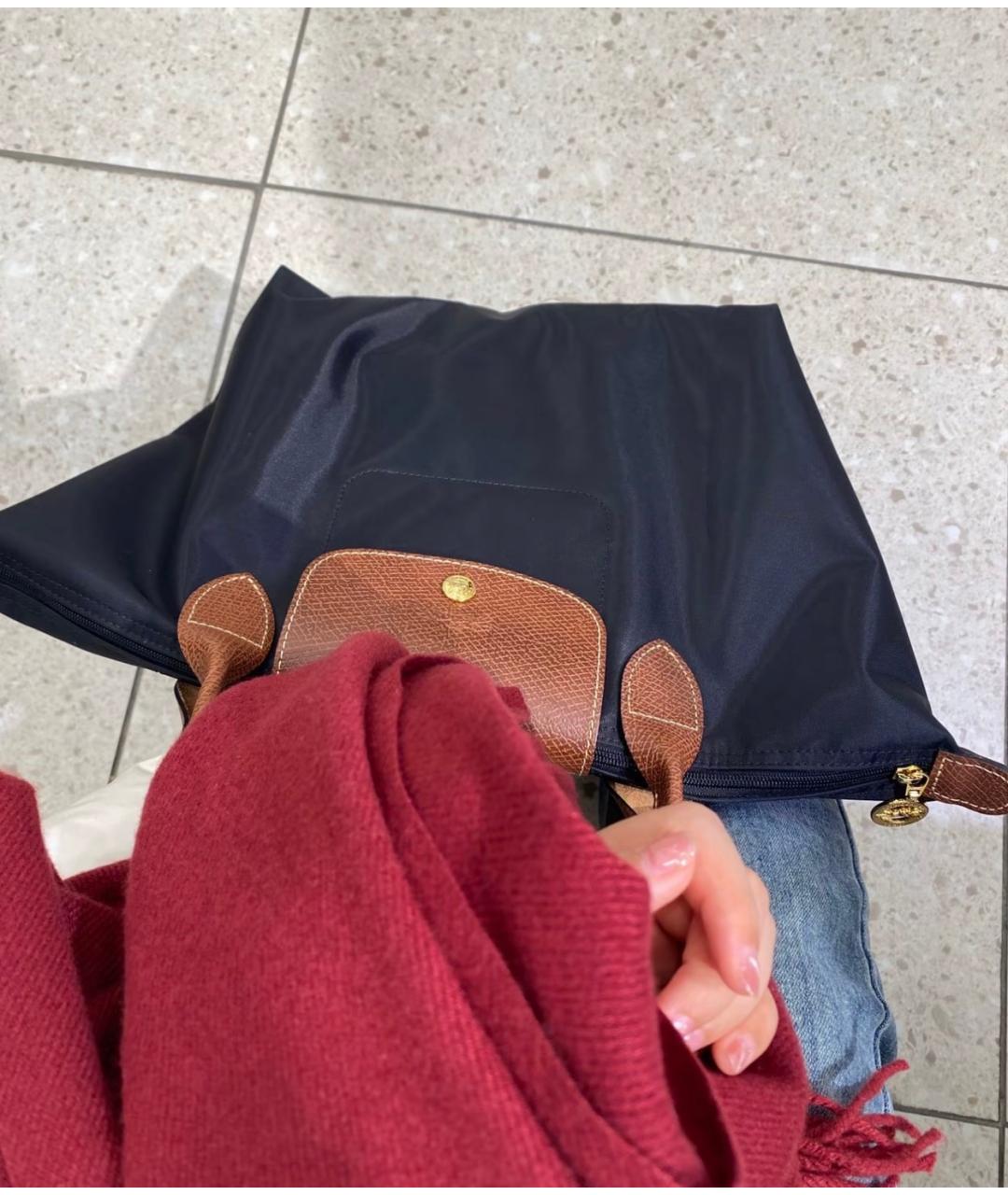 LONGCHAMP Черная сумка тоут, фото 5