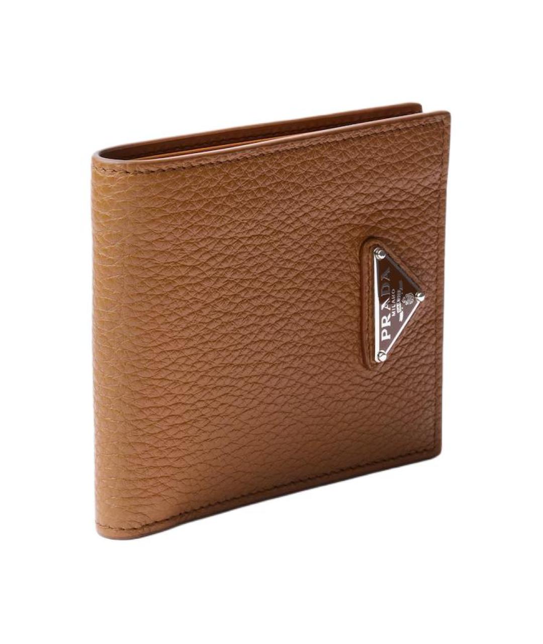PRADA Коричневый кожаный кошелек, фото 2