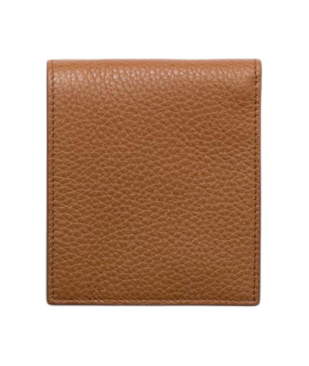 PRADA Коричневый кожаный кошелек, фото 3