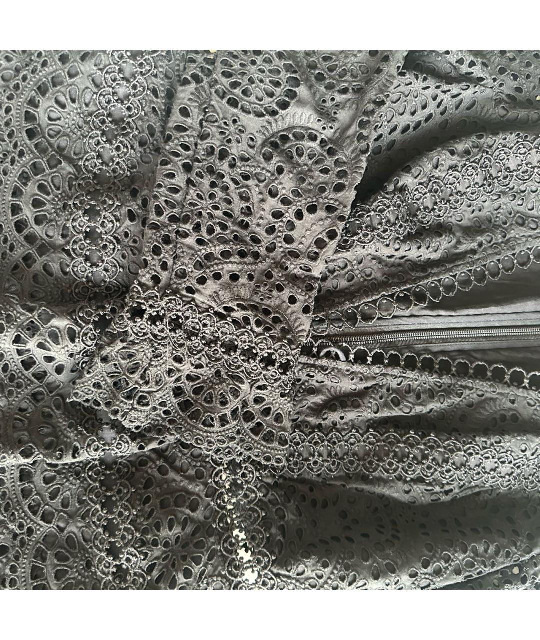 ZIMMERMANN Черное хлопковое коктейльное платье, фото 2