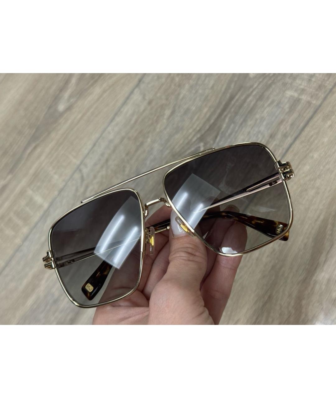 MARC JACOBS Зеленые металлические солнцезащитные очки, фото 5