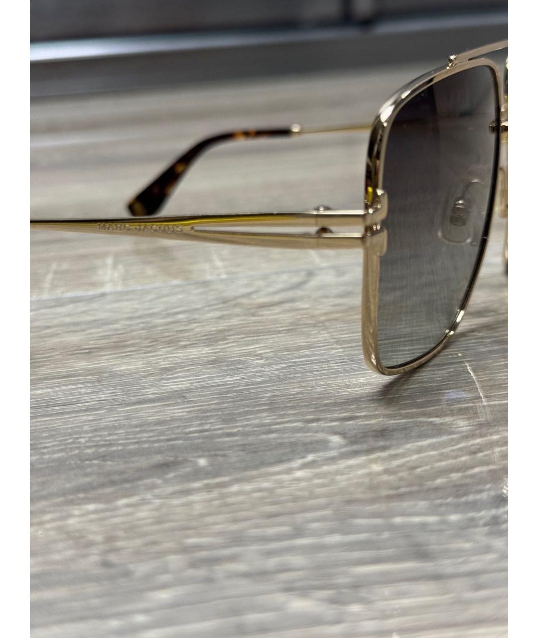 MARC JACOBS Зеленые металлические солнцезащитные очки, фото 3