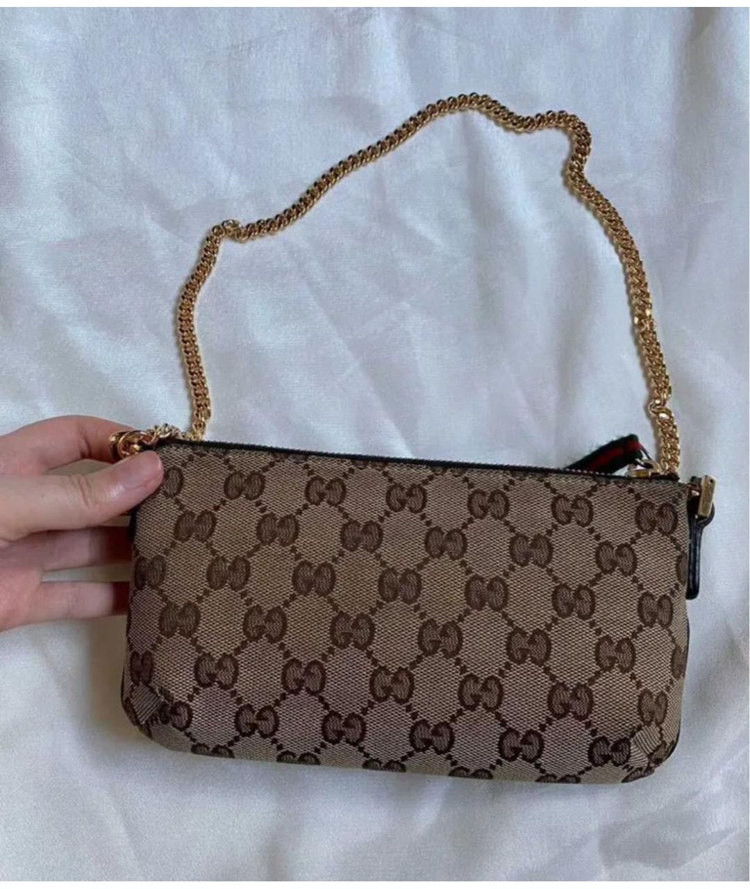 GUCCI Коричневая сумка с короткими ручками, фото 2