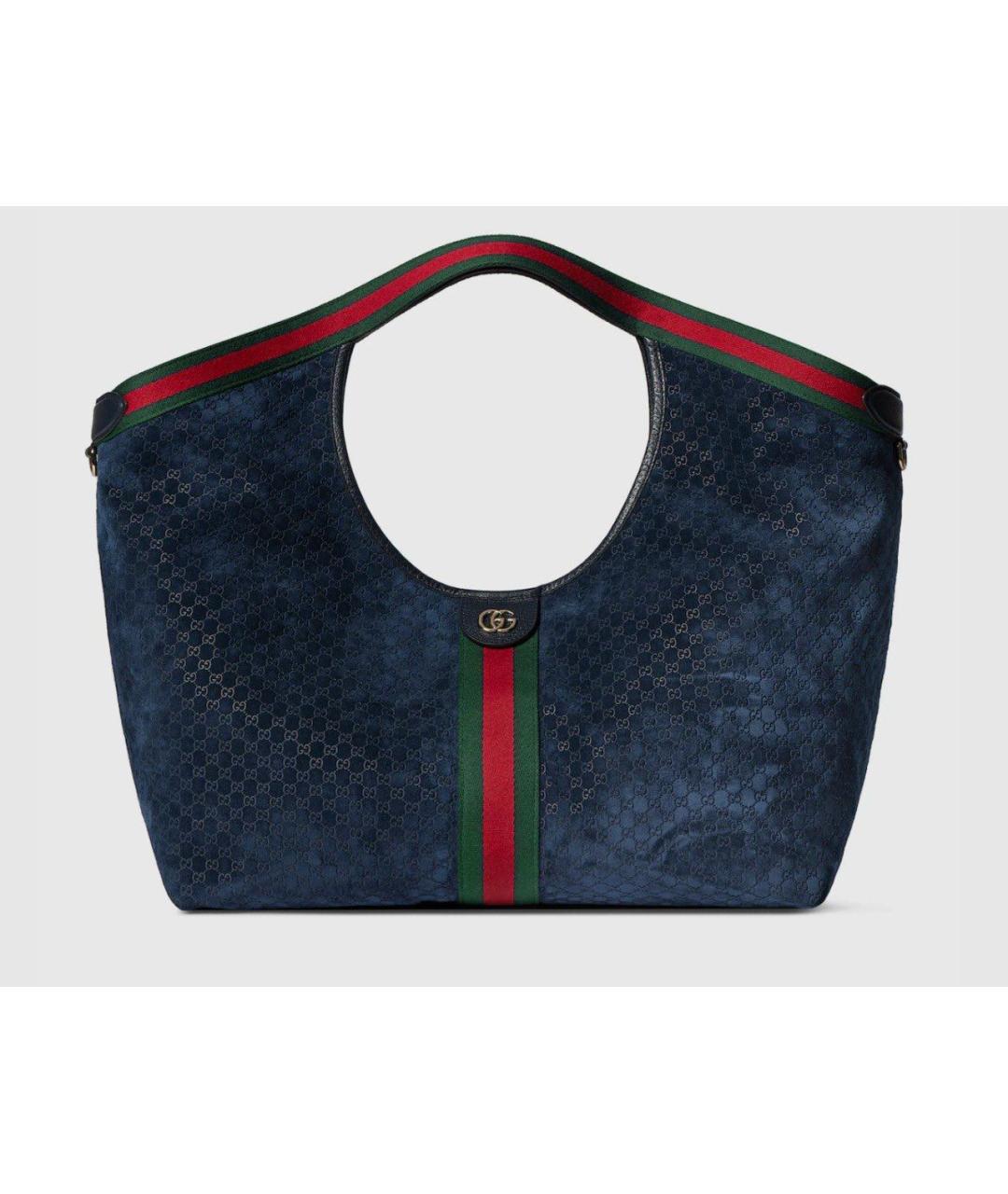 GUCCI Синяя сумка тоут, фото 4