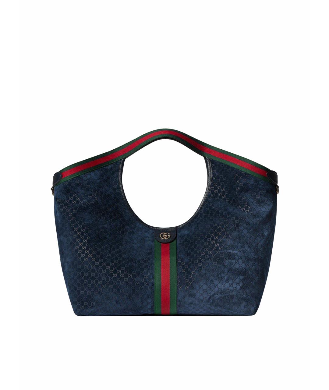 GUCCI Синяя сумка тоут, фото 1