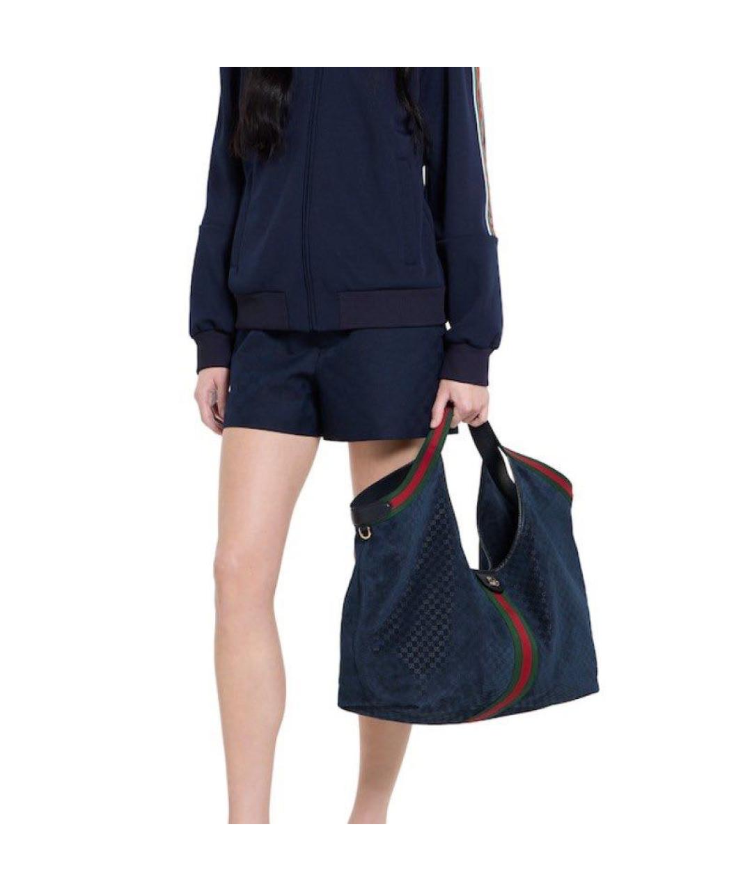 GUCCI Синяя сумка тоут, фото 2