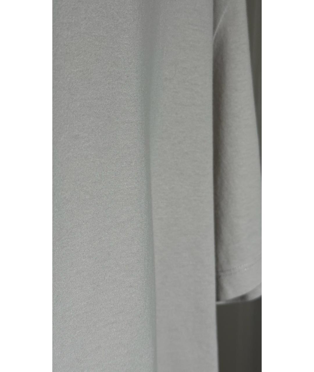 MAISON MARGIELA Серая хлопковая футболка, фото 4