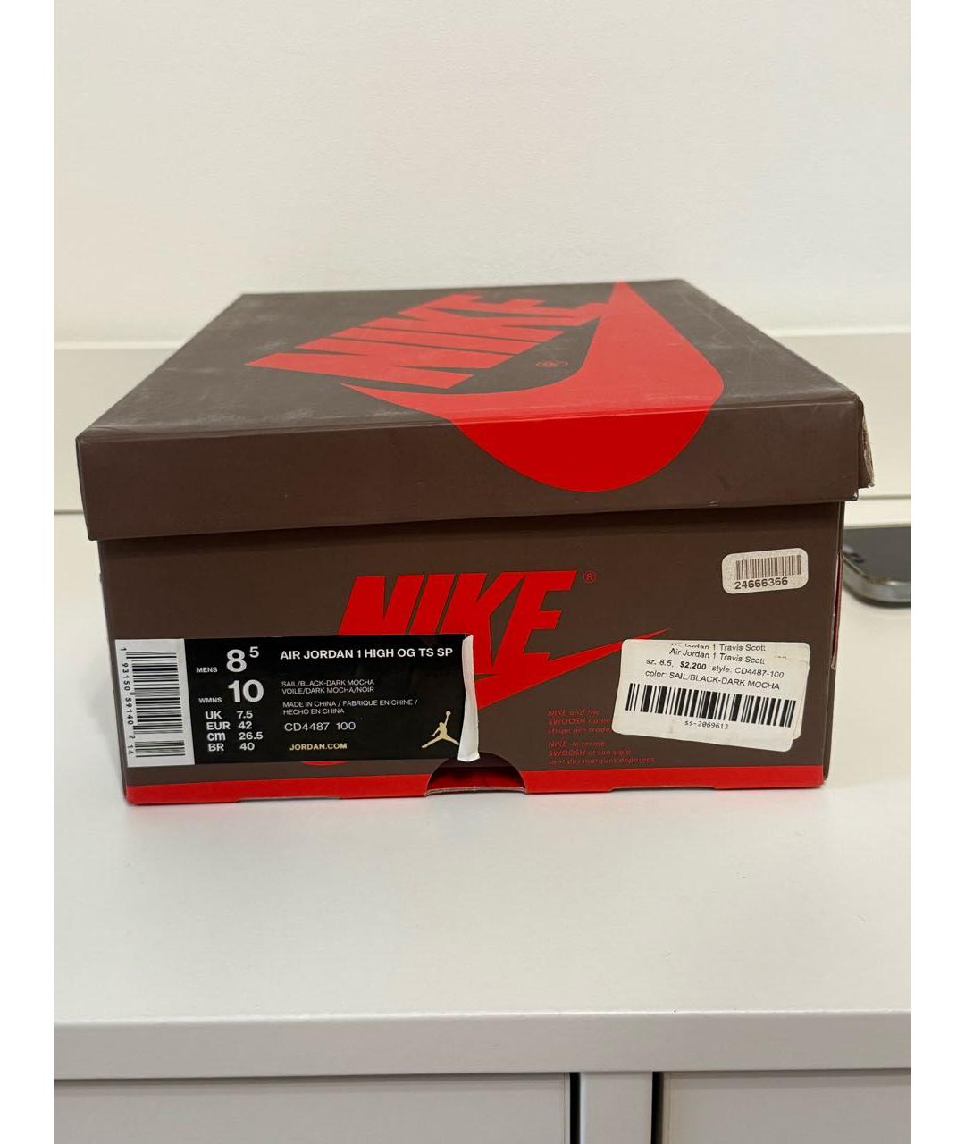 JORDAN Мульти замшевые высокие кроссовки / кеды, фото 7