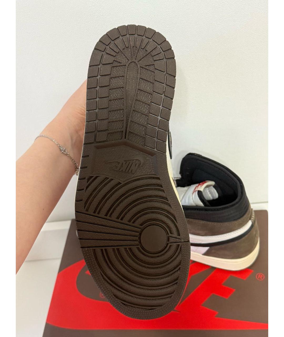 JORDAN Мульти замшевые высокие кроссовки / кеды, фото 4