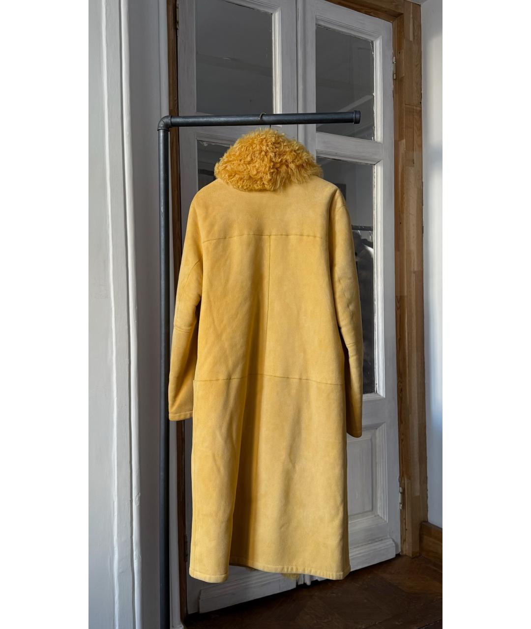 SIMONETTA RAVIZZA Оранжевая шерстяная куртка, фото 2