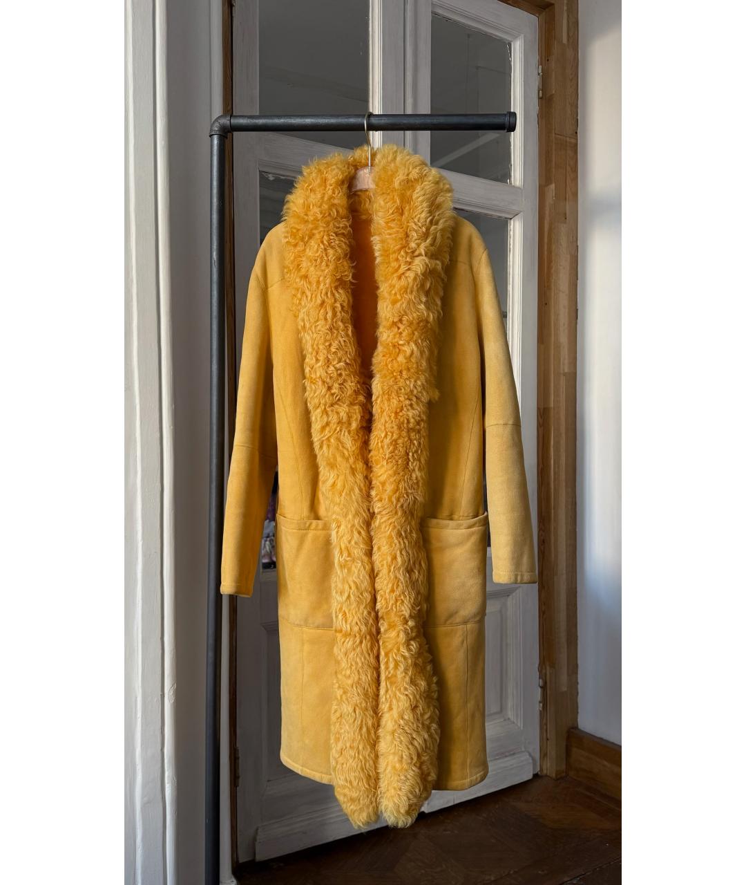 SIMONETTA RAVIZZA Оранжевая шерстяная куртка, фото 5