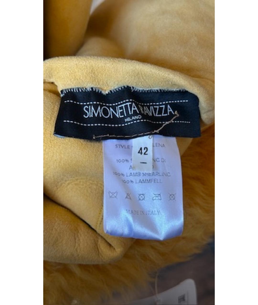 SIMONETTA RAVIZZA Оранжевая шерстяная куртка, фото 3