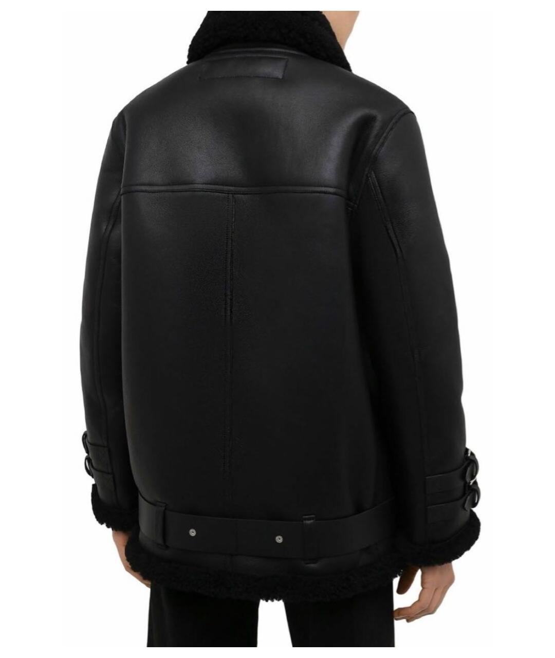 ACNE STUDIOS Черная кожаная дубленка, фото 7