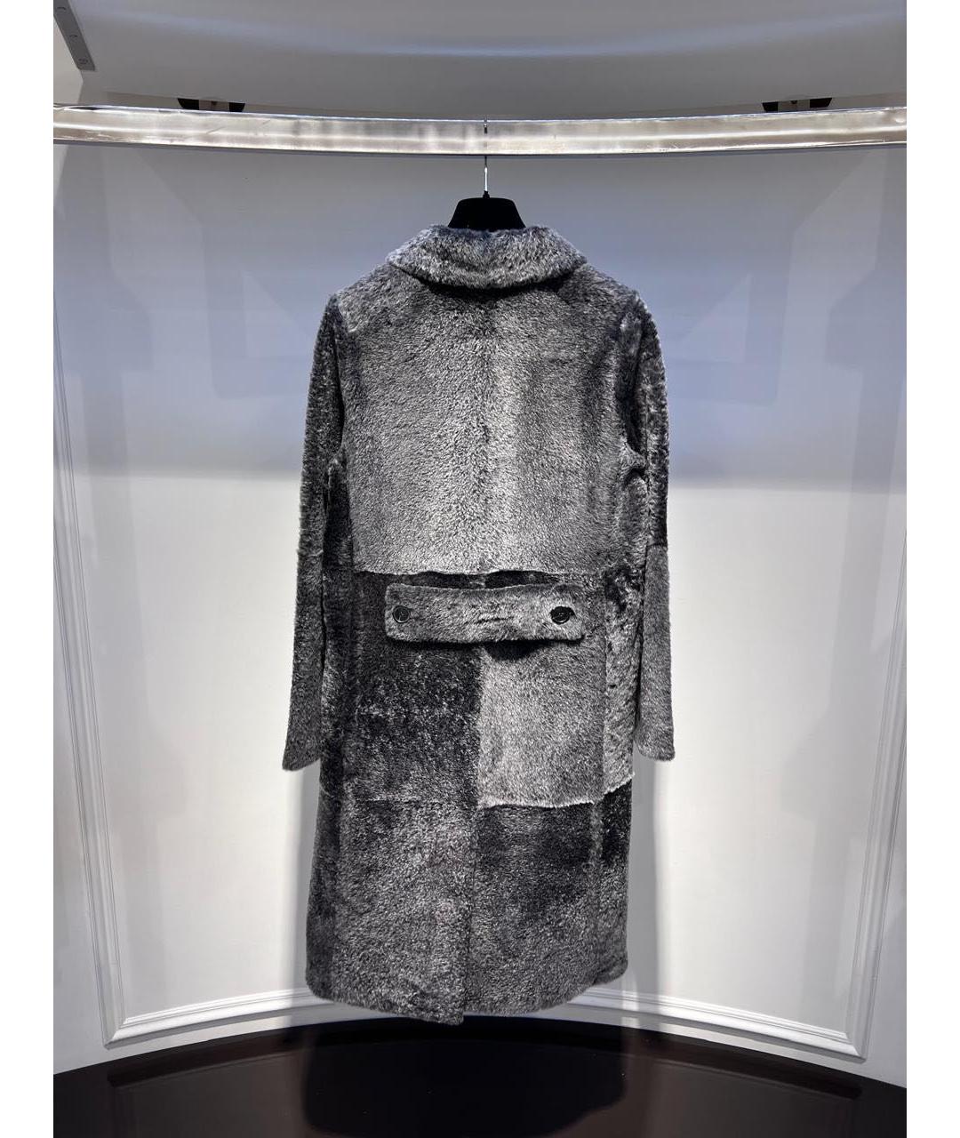 YVES SALOMON Серая шуба, фото 2