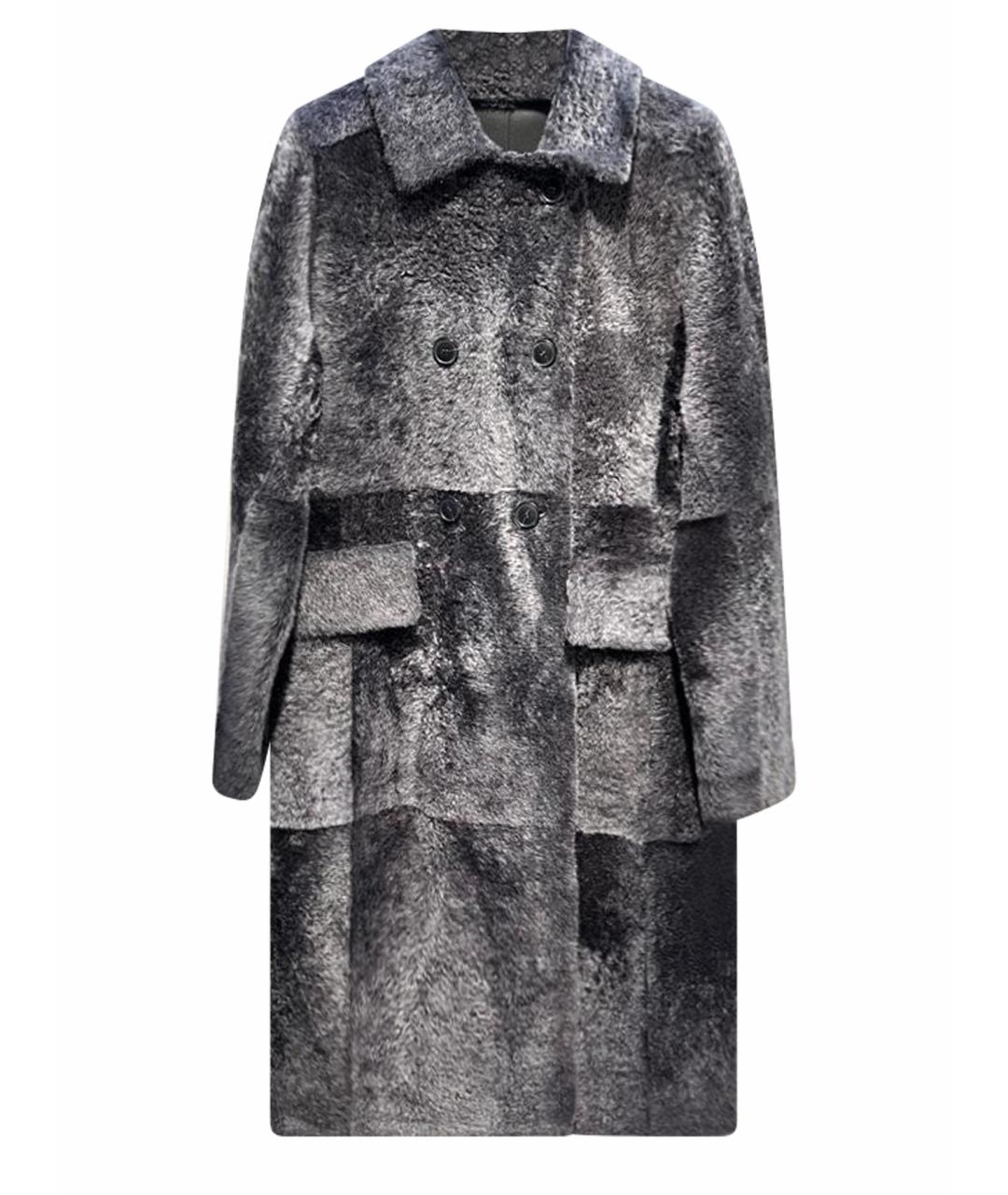 YVES SALOMON Серая шуба, фото 1