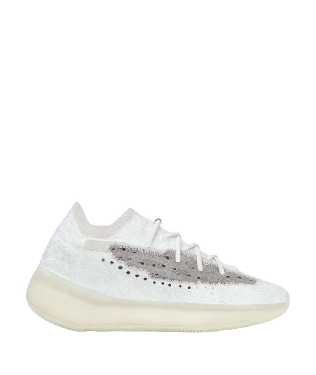 ADIDAS YEEZY Бежевые синтетические кроссовки, фото 1