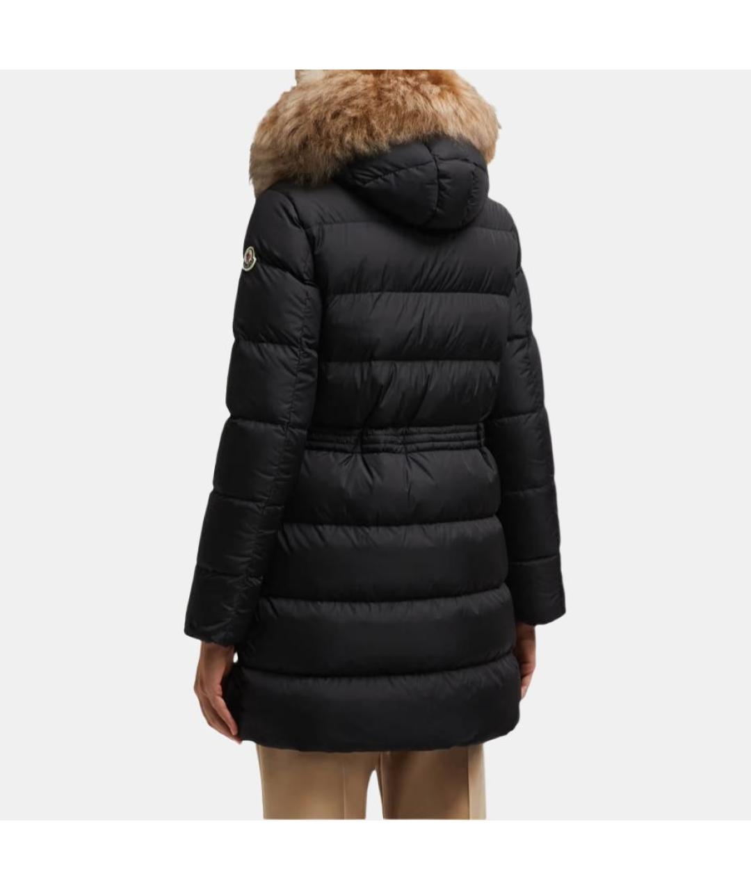 MONCLER Черный пуховик, фото 3