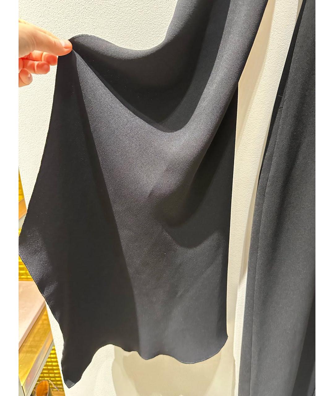 SOLACE LONDON Черное креповое вечернее платье, фото 4