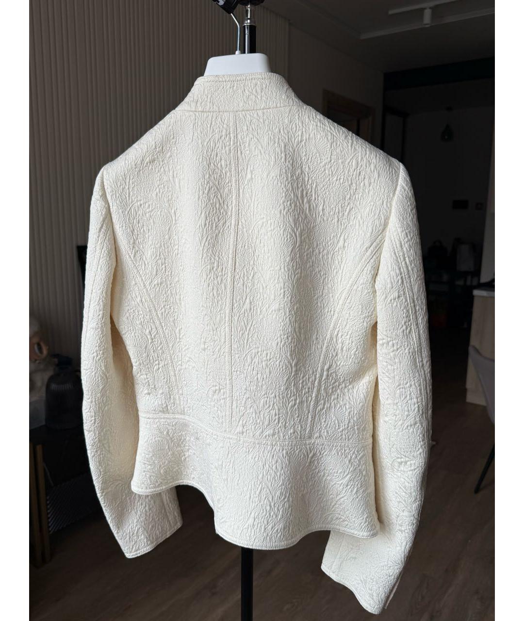 LORO PIANA Бежевый хлопковый жакет/пиджак, фото 2