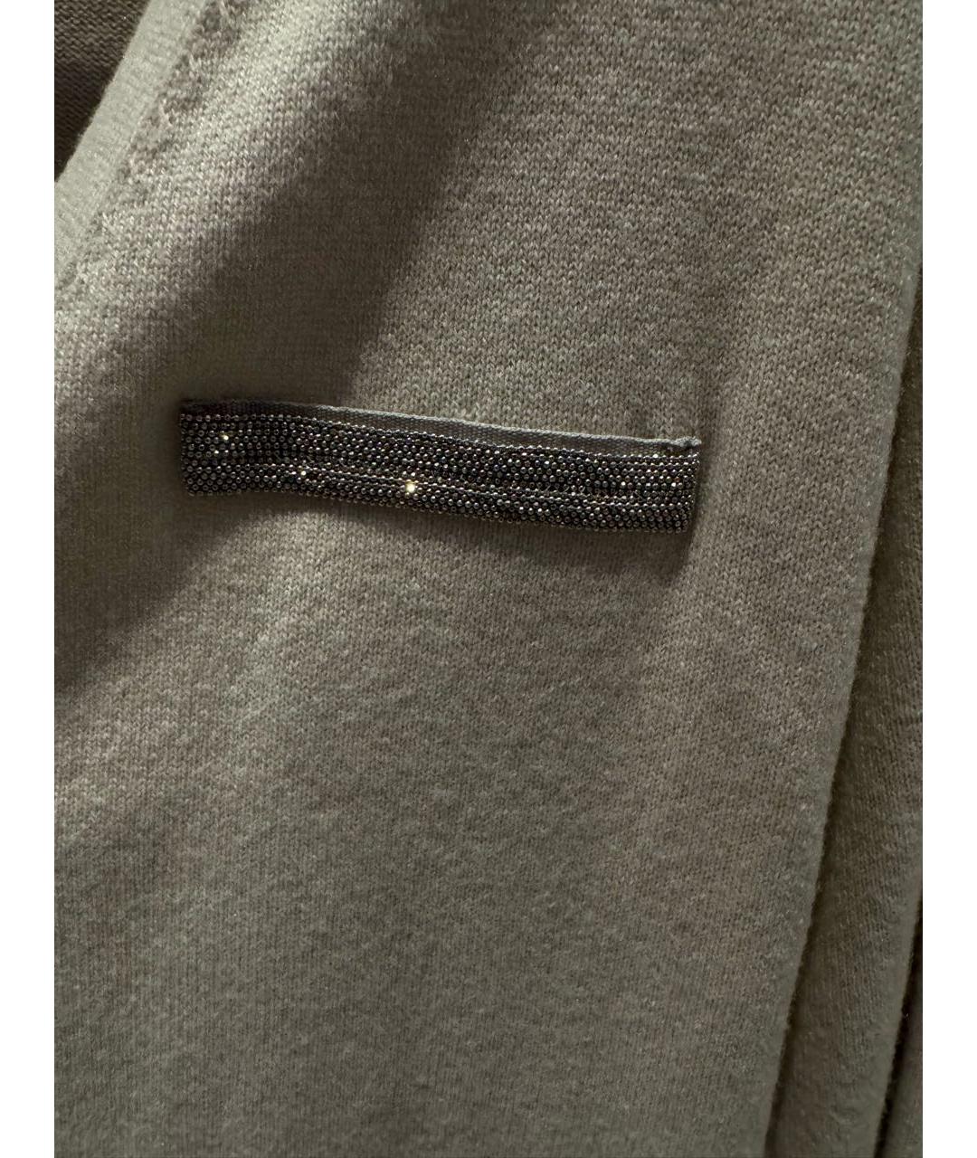 FABIANA FILIPPI Бежевый шерстяной кардиган, фото 4