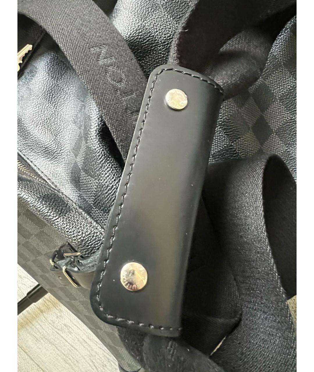 LOUIS VUITTON Антрацитовый чемодан, фото 6