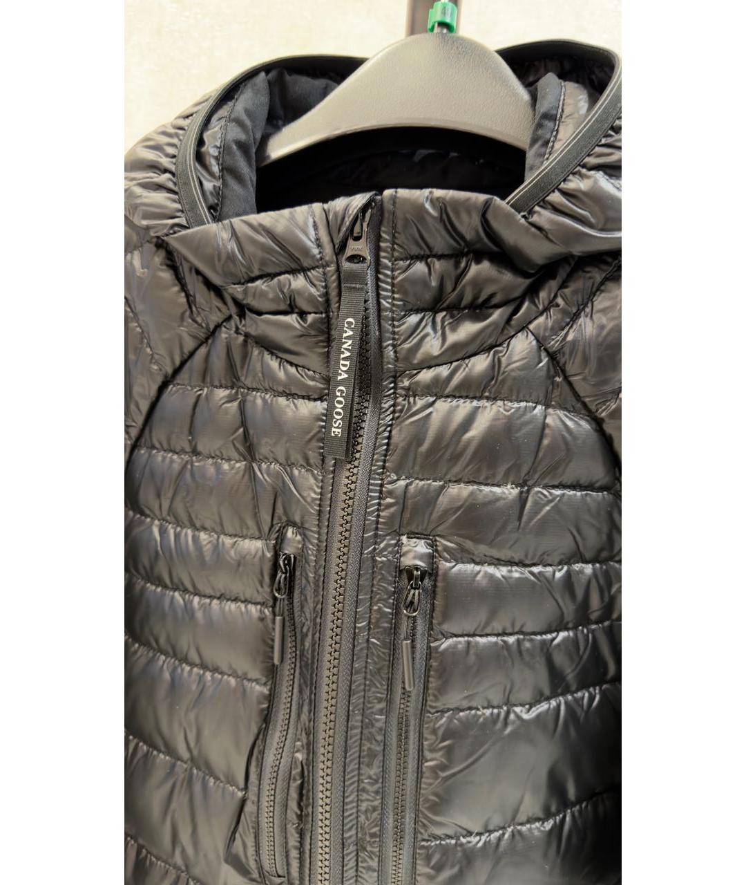 CANADA GOOSE Черный полиамидовый пуховик, фото 4