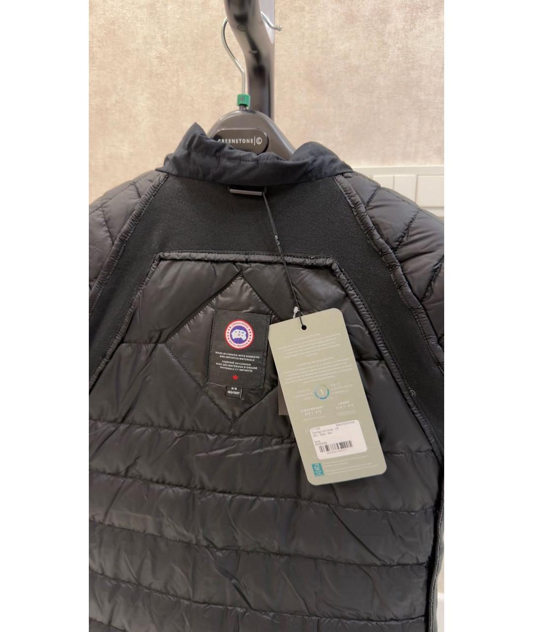 CANADA GOOSE Черный полиамидовый пуховик, фото 3