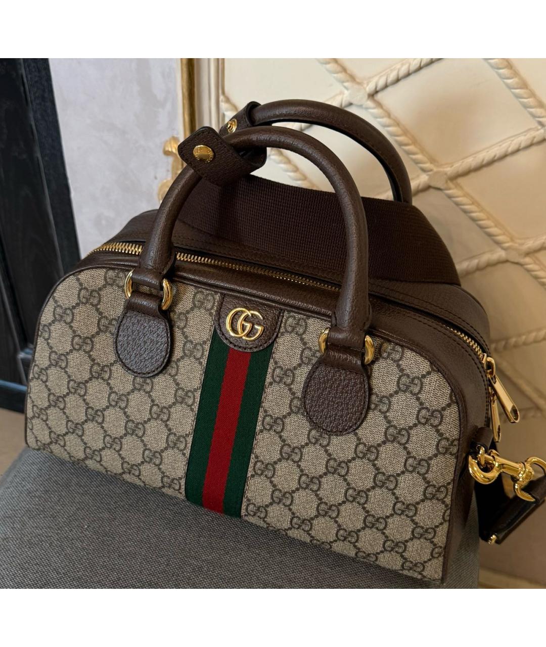 GUCCI Коричневая сумка через плечо, фото 2