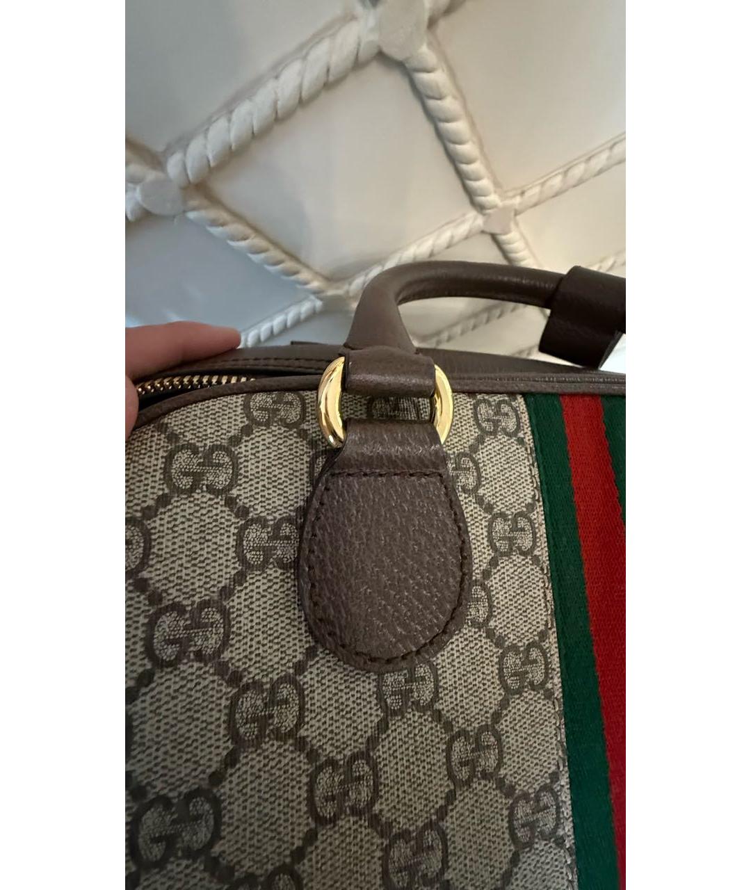 GUCCI Коричневая сумка через плечо, фото 7