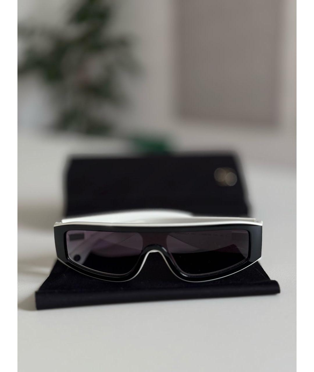 CHANEL Черные пластиковые солнцезащитные очки, фото 2