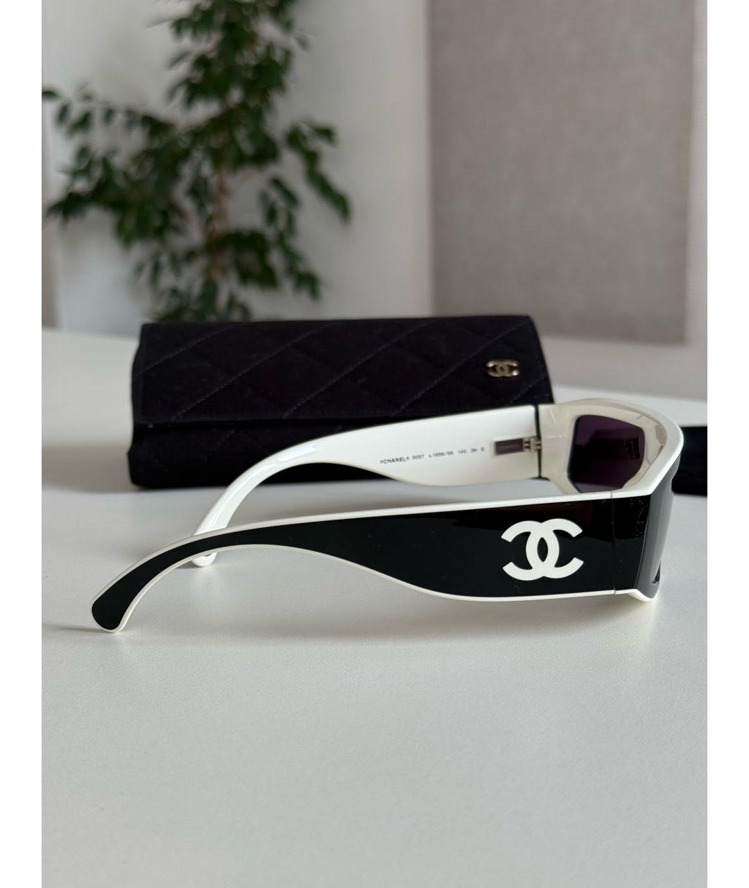 CHANEL Черные пластиковые солнцезащитные очки, фото 7