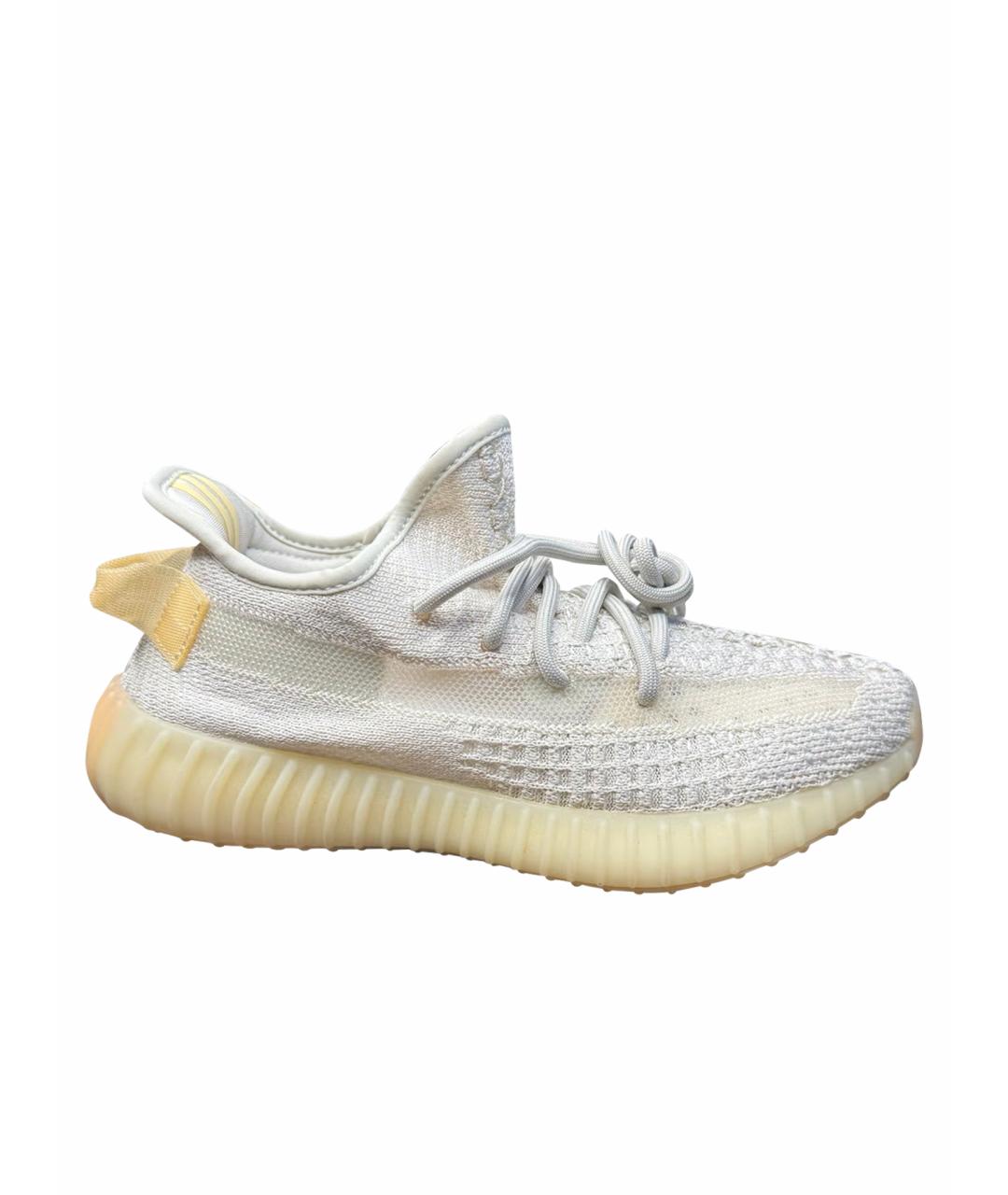 ADIDAS YEEZY Бежевые синтетические кроссовки, фото 1