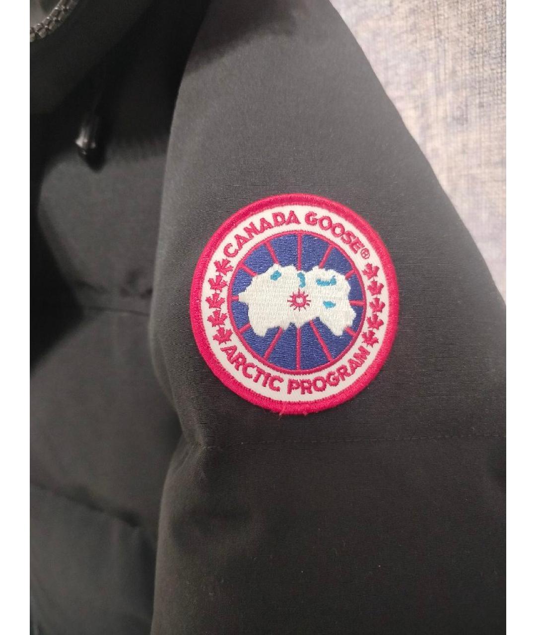 CANADA GOOSE Черный пуховик, фото 2