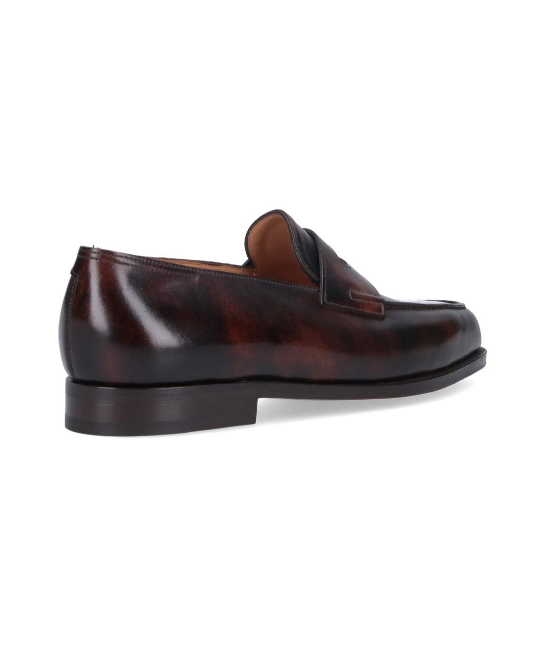 JOHN LOBB Коричневые кожаные туфли, фото 4