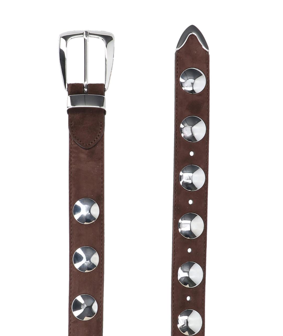 KHAITE Коричневый ремень, фото 2