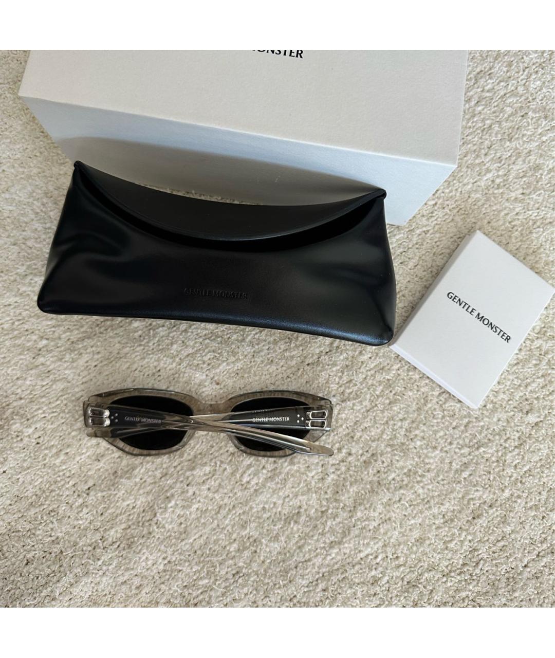 GENTLE MONSTER Серые пластиковые солнцезащитные очки, фото 5