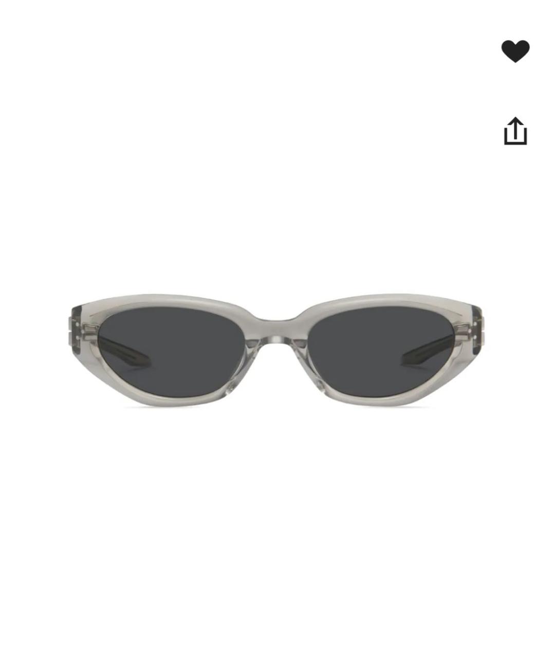 GENTLE MONSTER Серые пластиковые солнцезащитные очки, фото 7