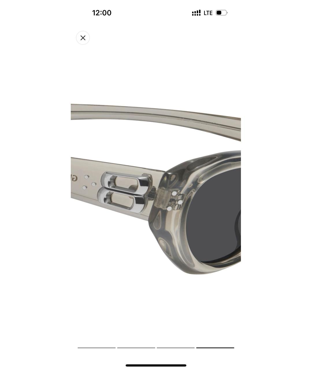 GENTLE MONSTER Серые пластиковые солнцезащитные очки, фото 2