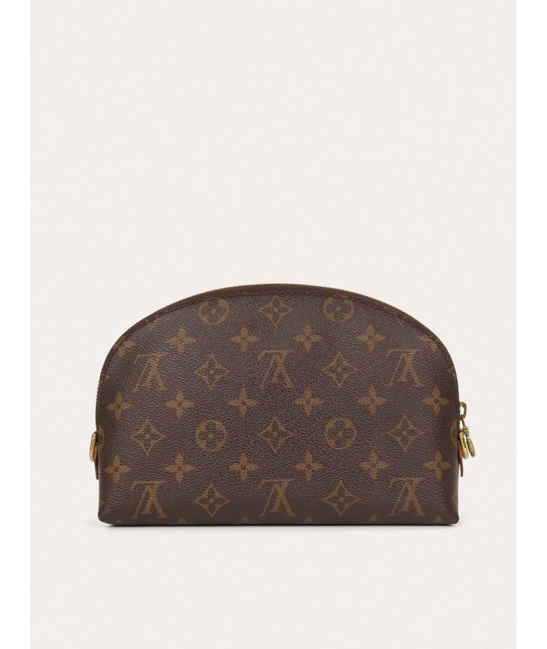 LOUIS VUITTON Коричневая косметичка, фото 3