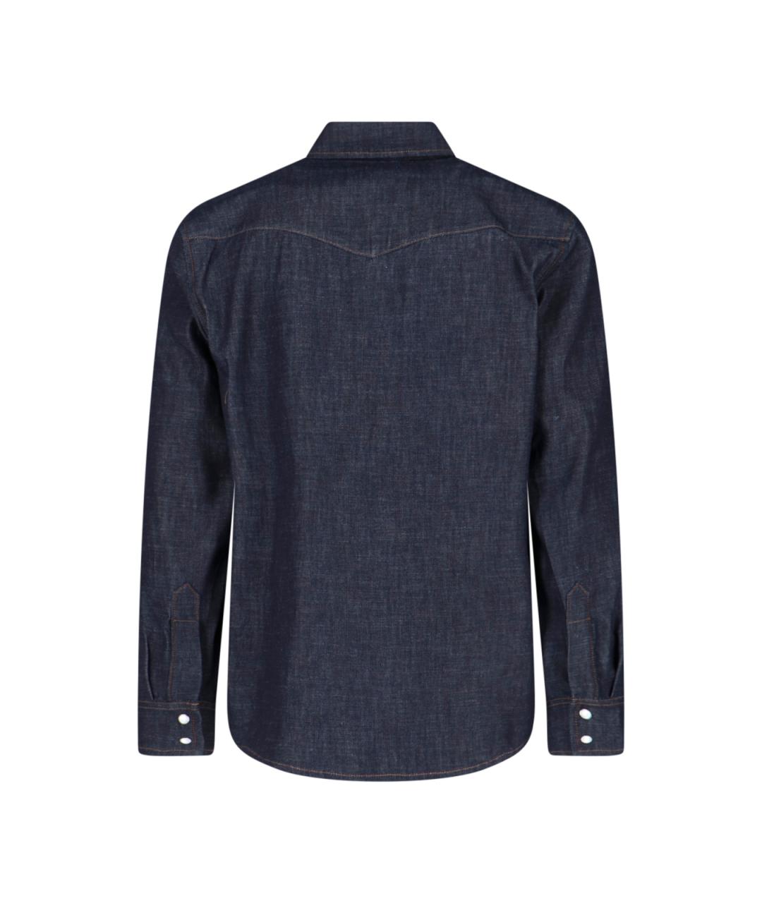 A.P.C. Синяя кэжуал рубашка, фото 2
