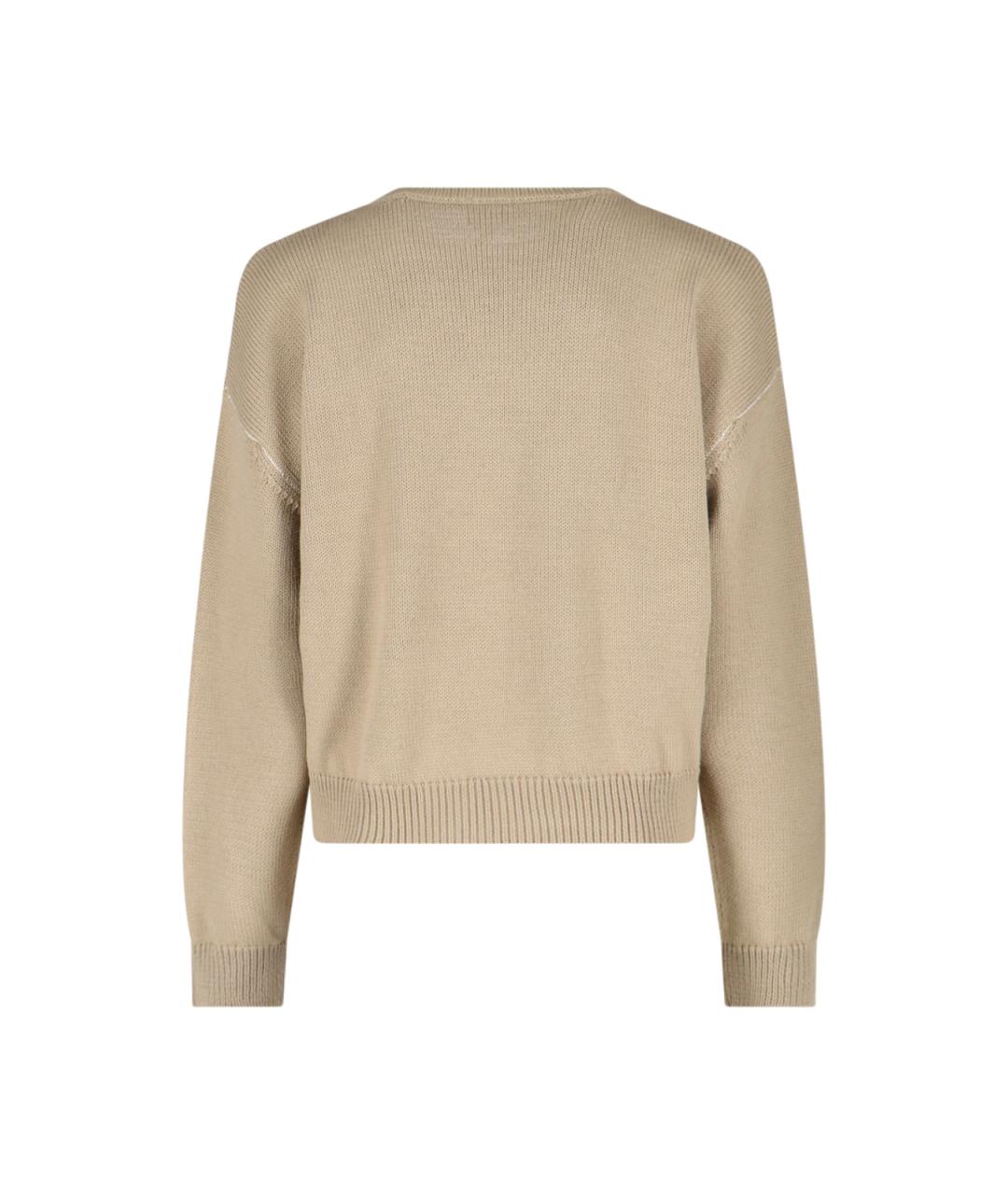 A.P.C. Бежевый шерстяной джемпер / свитер, фото 2